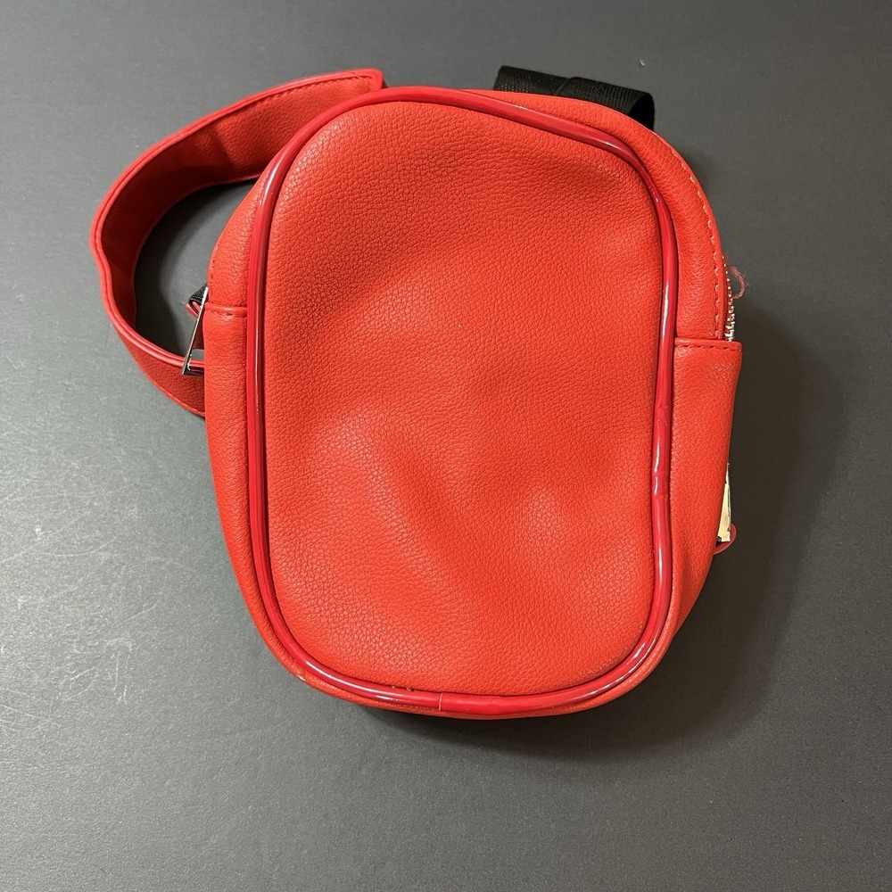 Like Dreams Red Leather Belt Bag Fanny Pack H862715 Y2K 90s Modern New